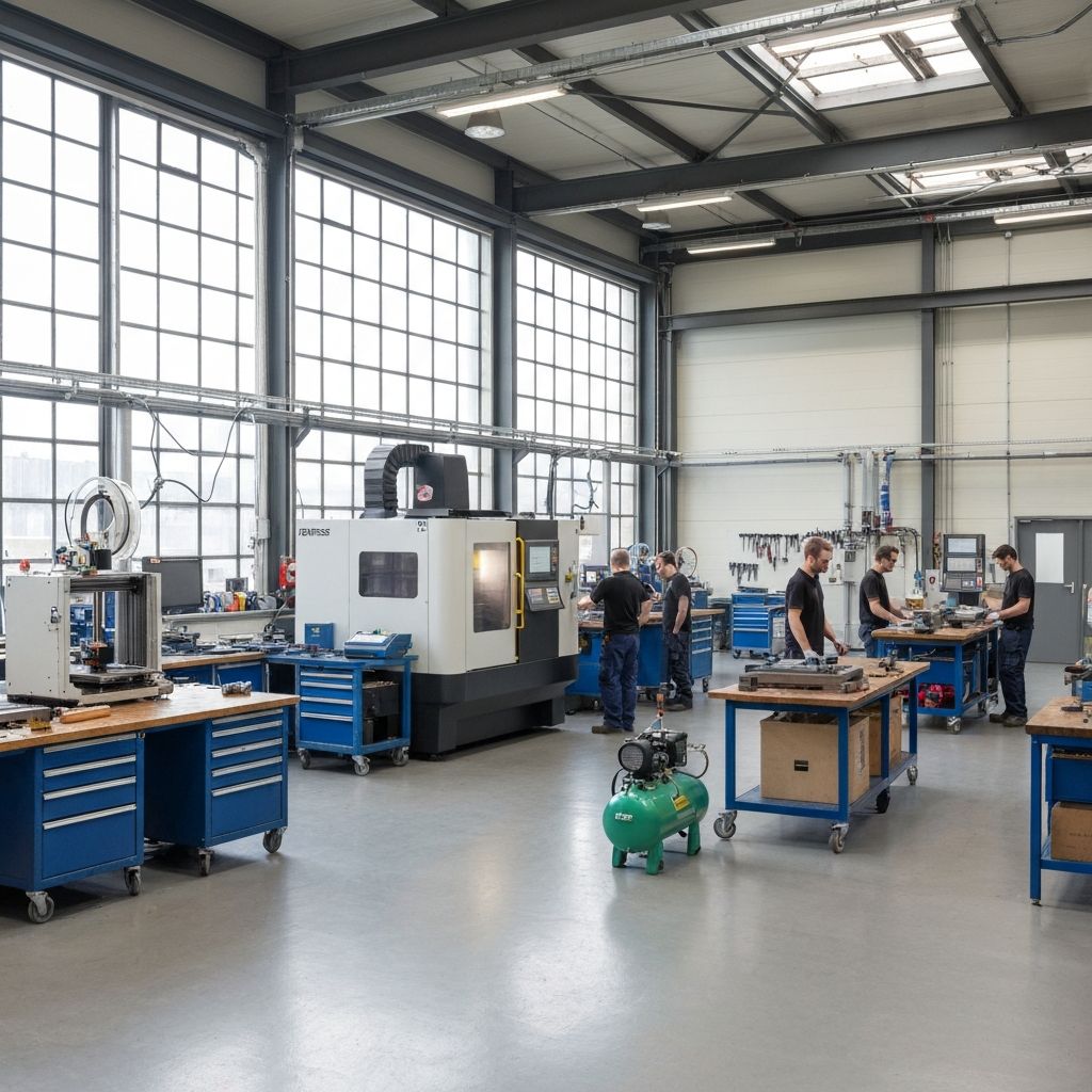 Industriewerkstatt in Deutschland