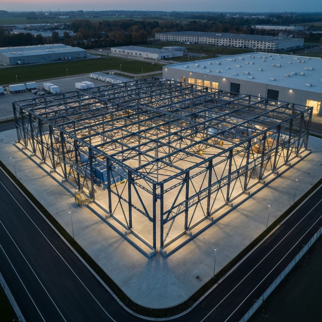 Moderne Industriehalle in Deutschland