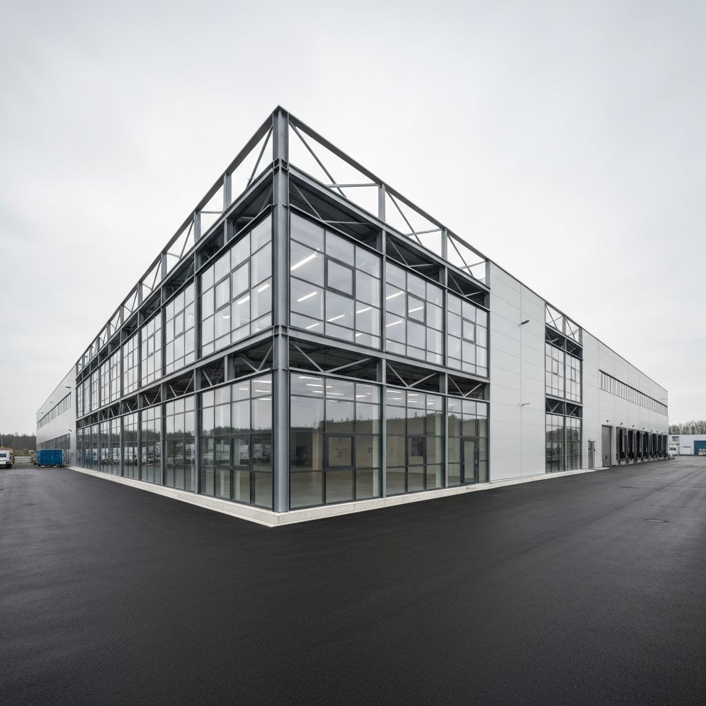 Moderne Lagerhalle in Deutschland