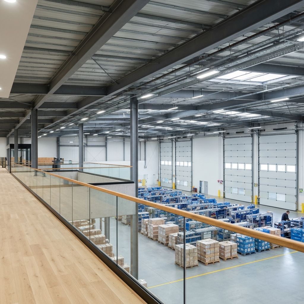 Hallen mit Zwischengeschoss